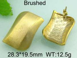 SS Gold-Plating Earring