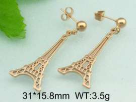SS Gold-Plating Earring