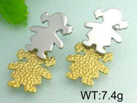 SS Gold-Plating Earring