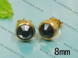 Stainless Steel Gold-Plating Earring