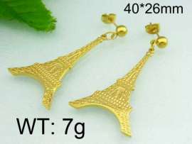 SS Gold-Plating Earring