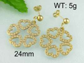 SS Gold-Plating Earring