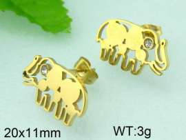SS Gold-Plating Earring