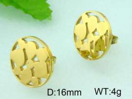 SS Gold-Plating Earring