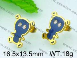 SS Gold-Plating Earring