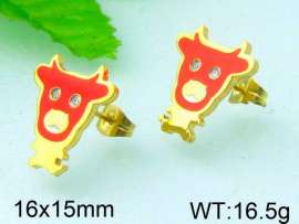 SS Gold-Plating Earring
