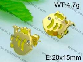 SS Gold-Plating Earring