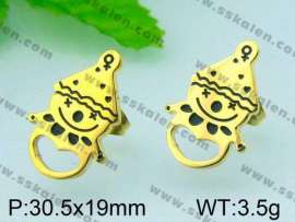 SS Gold-Plating Earring