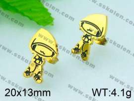 SS Gold-Plating Earring