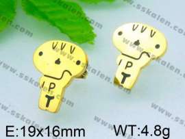 SS Gold-Plating Earring