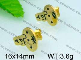 SS Gold-Plating Earring