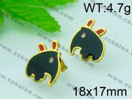SS Gold-Plating Earring