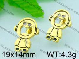 SS Gold-Plating Earring