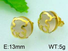 Stainless Steel Stone&Crystal Earring