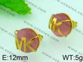 Stainless Steel Stone&Crystal Earring