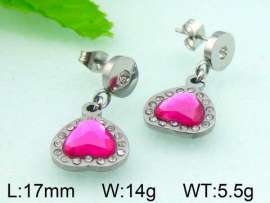 Stainless Steel Stone&Crystal Earring