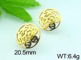 SS Gold-Plating Earring