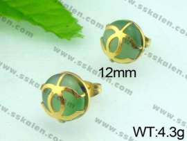 Stainless Steel Stone&Crystal Earring