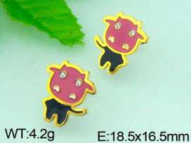 SS Gold-Plating Earring
