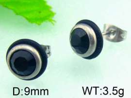 Stainless Steel Stone&Crystal Earring