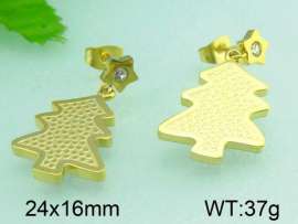 SS Gold-Plating Earring