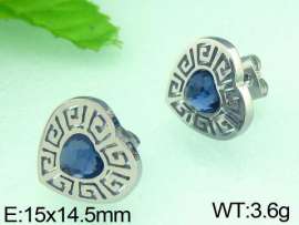 Stainless Steel Stone&Crystal Earring