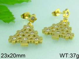 SS Gold-Plating Earring