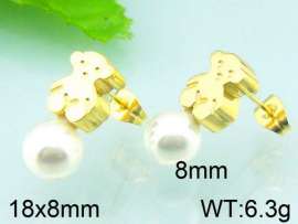 SS Gold-Plating Earring