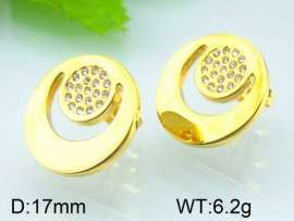 Stainless Steel Stone&Crystal Earring