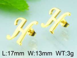 SS Gold-Plating Earring