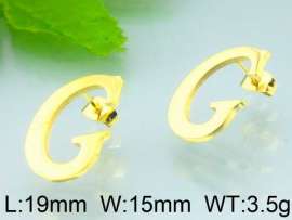 SS Gold-Plating Earring