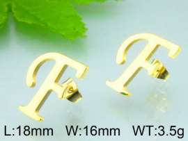 SS Gold-Plating Earring