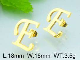 SS Gold-Plating Earring