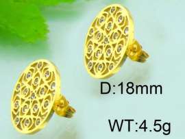 SS Gold-Plating Earring