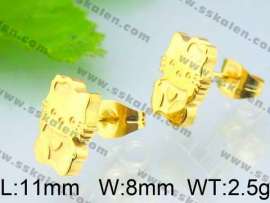 SS Gold-Plating Earring