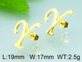 SS Gold-Plating Earring