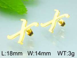 SS Gold-Plating Earring