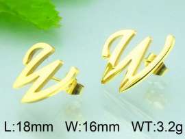 SS Gold-Plating Earring