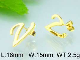 SS Gold-Plating Earring