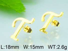SS Gold-Plating Earring