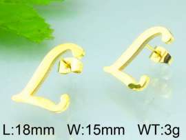 SS Gold-Plating Earring