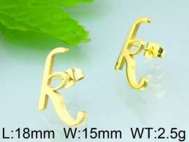 SS Gold-Plating Earring