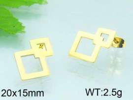 SS Gold-Plating Earring