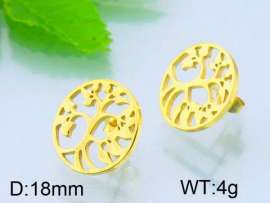 SS Gold-Plating Earring