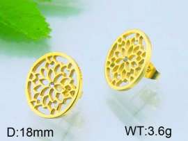 SS Gold-Plating Earring