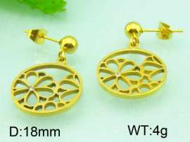 SS Gold-Plating Earring