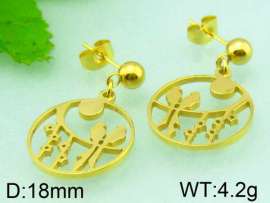 SS Gold-Plating Earring