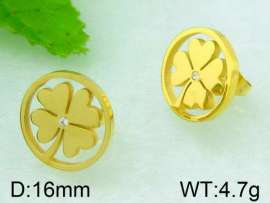 SS Gold-Plating Earring