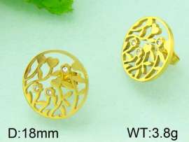 SS Gold-Plating Earring