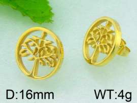 SS Gold-Plating Earring
